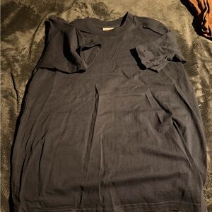 Navy Blue Men's Short Sleeve Tee